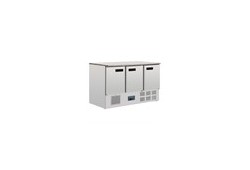 Thekenkühltisch 3T Positiv Polar+Marmor - 1370x700xH880mm